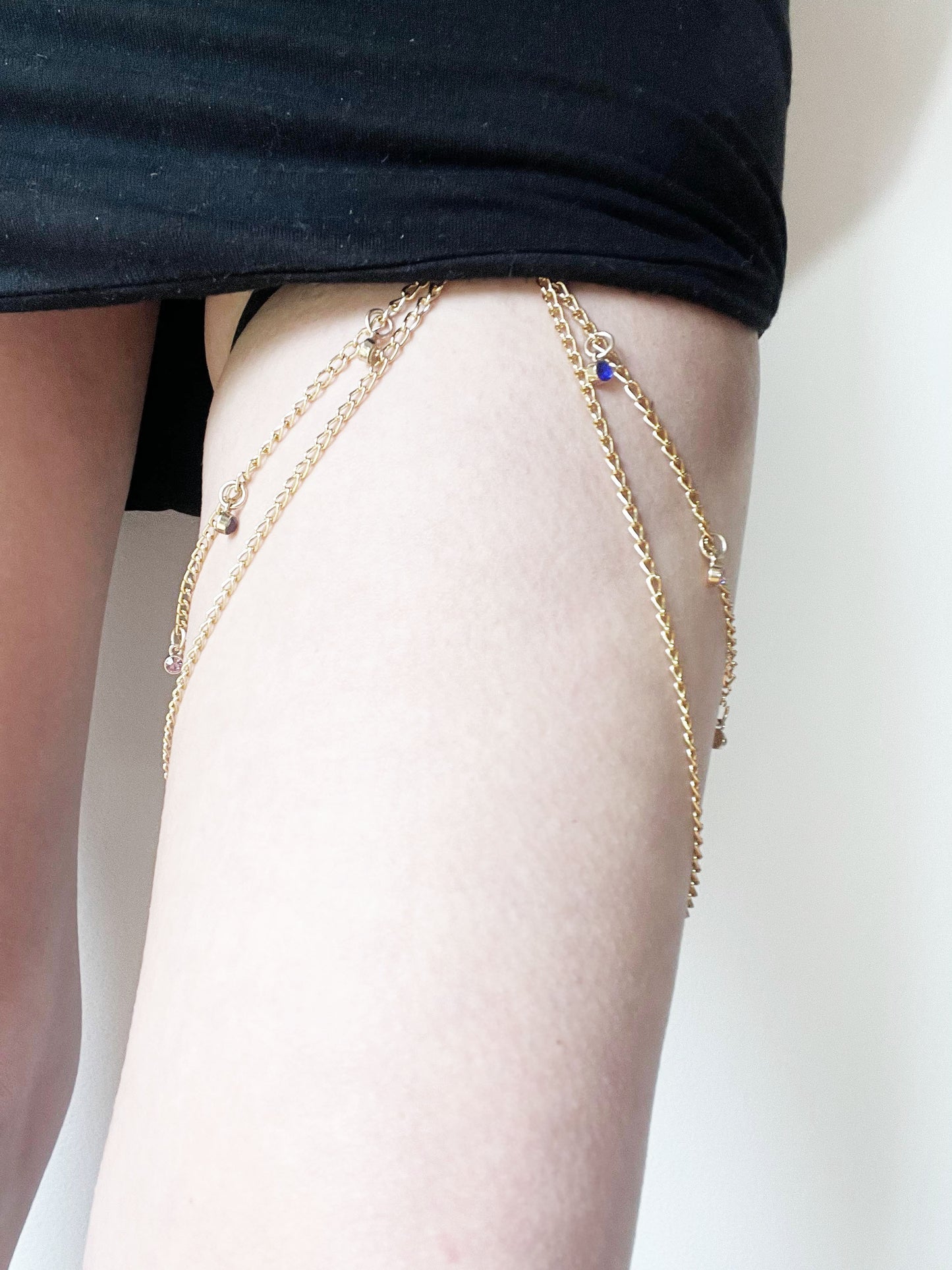 Rainbow Thigh Chain